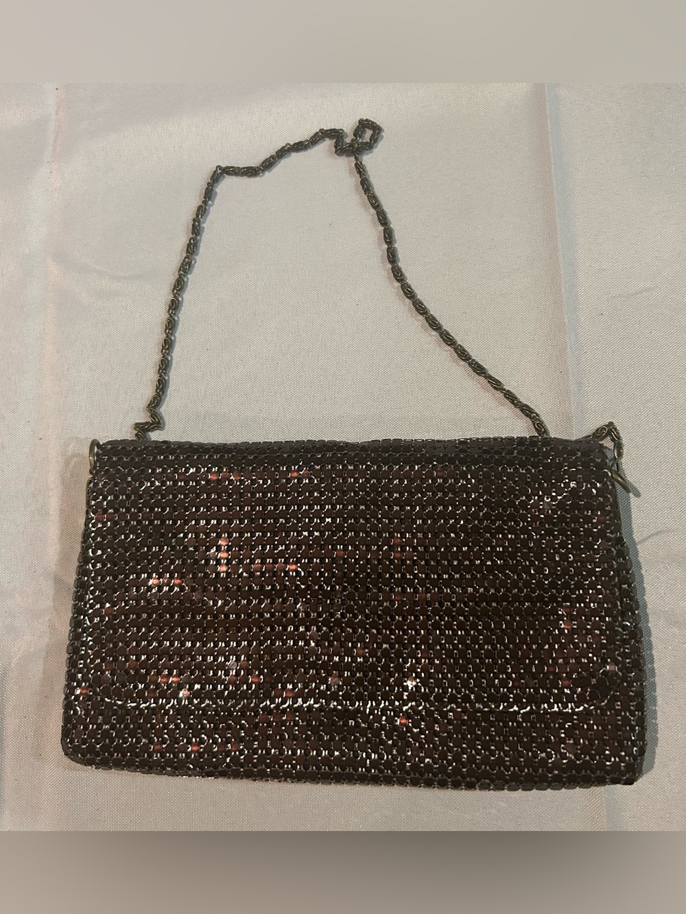 BROWN Metal Ann Taylor Mini BaG 🔥